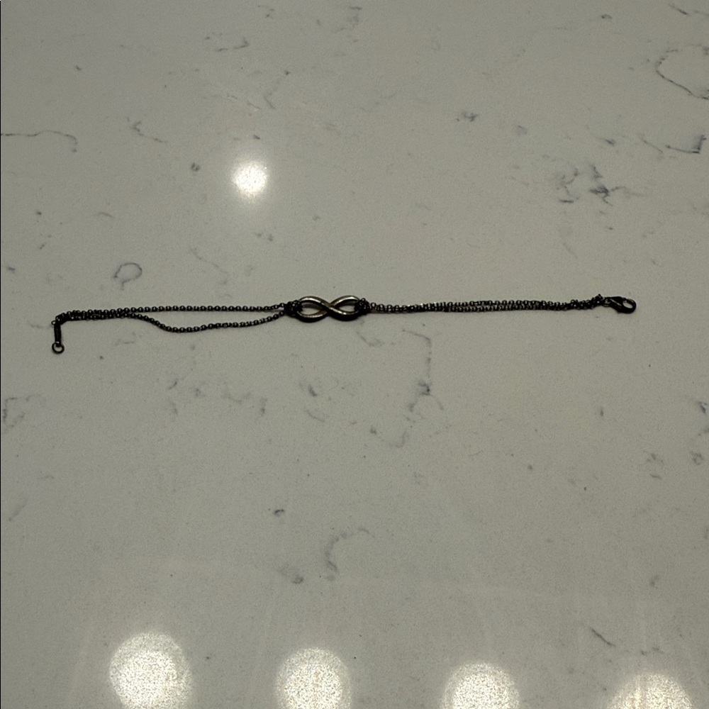 Tiffany & Co. Black Infinity Link Bracelet